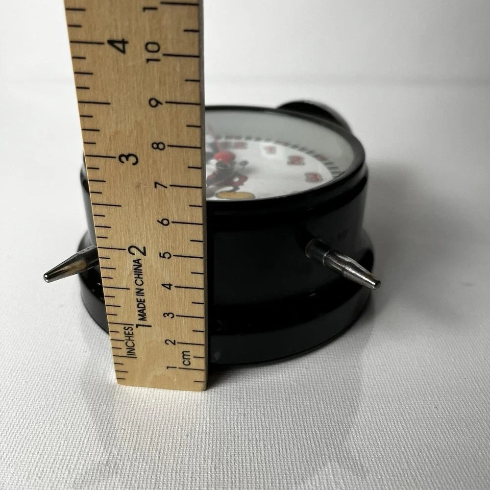 Vintage Disney Mickey Mouse Twin‎ Bell Alarm Clock Analog Retro Tested Working